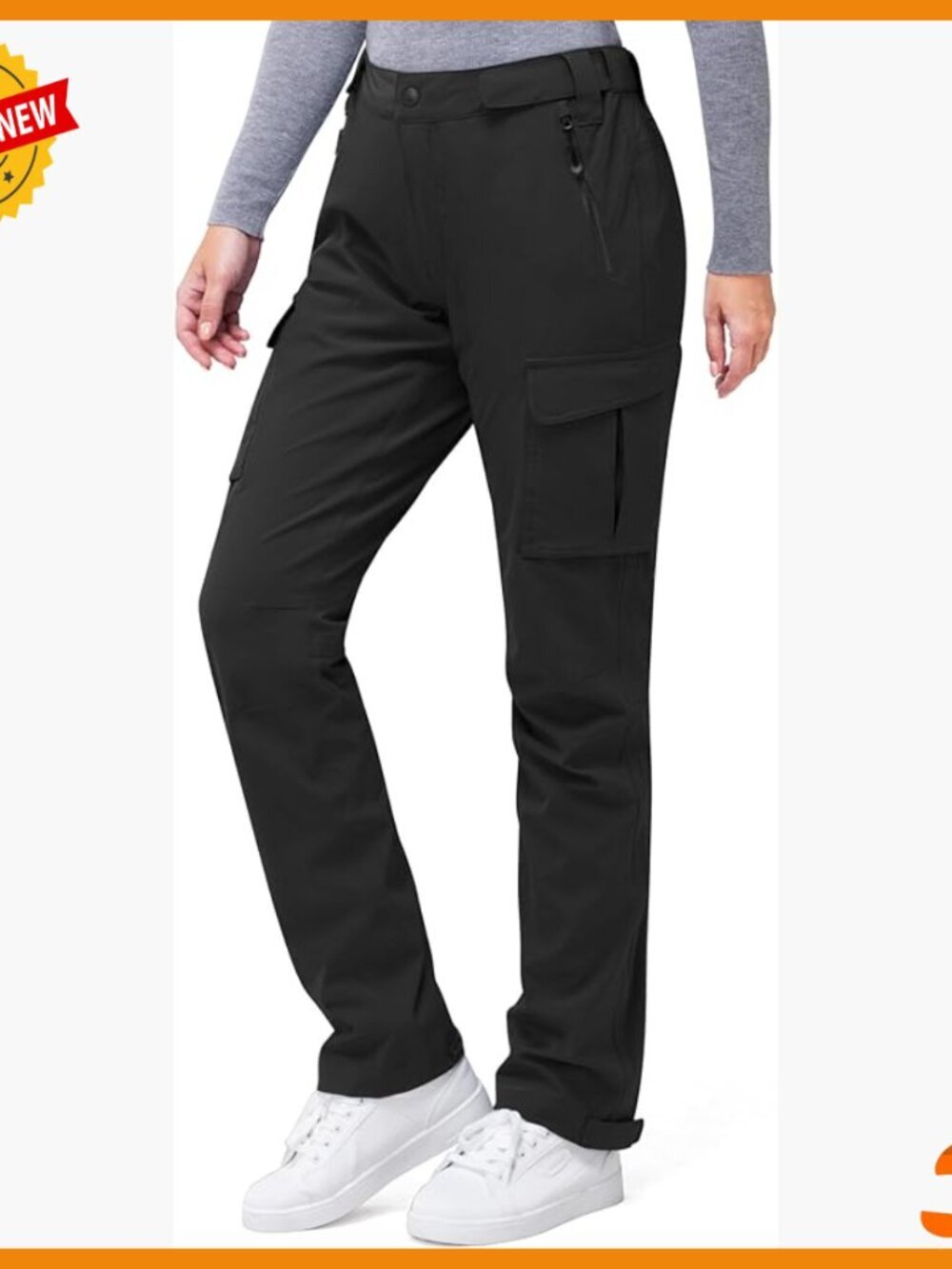 Waterproof Hiking Pants Lightweight Breathable Cargo Pants X-Large